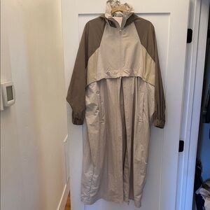 Zara Women's Two-Tone Two In One Hooded Jacket